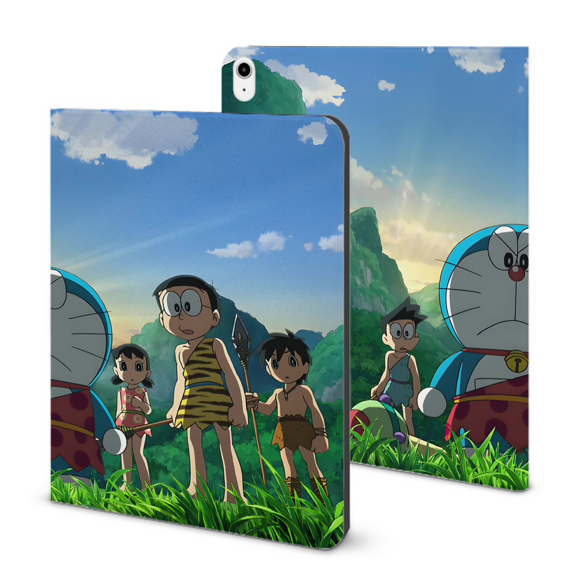（画像用） ドラえもん Doraemon IPadケース ペンホルダー付き ブックスタイルデザイン